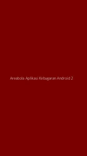 Tampilan Antarmuka Aplikasi Areabola Aplikasi Kebugaran Android - 2