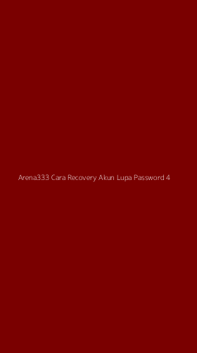 Tampilan Antarmuka Aplikasi Arena333 Cara Recovery Akun Lupa Password - 4