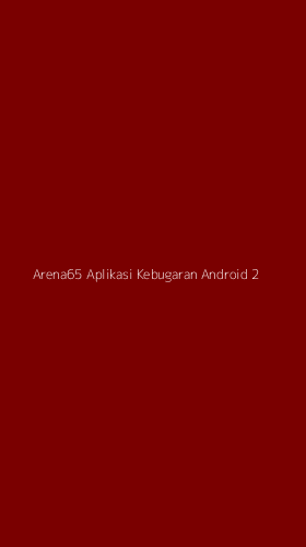 Tampilan Antarmuka Aplikasi Arena65 Aplikasi Kebugaran Android - 2
