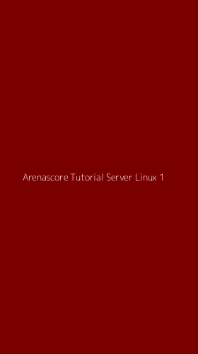 Tampilan Antarmuka Aplikasi Arenascore Tutorial Server Linux - 1