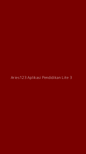 Tampilan Antarmuka Aplikasi Aries123 Aplikasi Pendidikan Lite - 3