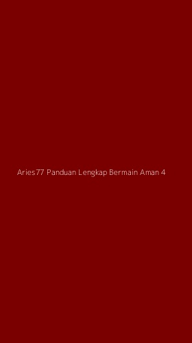 Tampilan Antarmuka Aplikasi Aries77 Panduan Lengkap Bermain Aman - 4