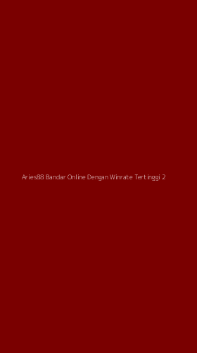 Tampilan Antarmuka Aplikasi Aries88 Bandar Online Dengan Winrate Tertinggi - 2