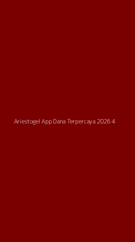 Tampilan Antarmuka Aplikasi Ariestogel App Dana Terpercaya 2026 - 4