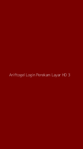 Tampilan Antarmuka Aplikasi Ariftogel Login Perekam Layar Hd - 3