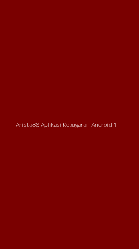 Tampilan Antarmuka Aplikasi Arista88 Aplikasi Kebugaran Android - 1