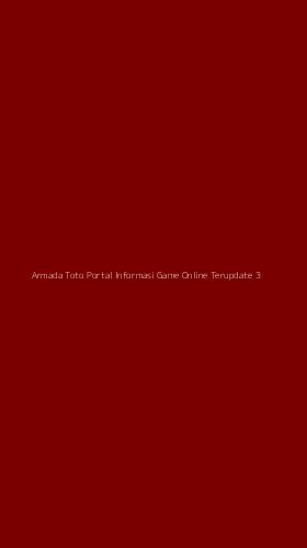 Tampilan Antarmuka Aplikasi Armada Toto Portal Informasi Game Online Terupdate - 3