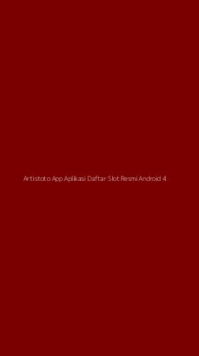 Tampilan Antarmuka Aplikasi Artistoto App Aplikasi Daftar Slot Resmi Android - 4
