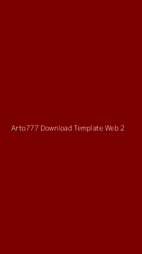 Tampilan Antarmuka Aplikasi Arto777 Download Template Web - 2