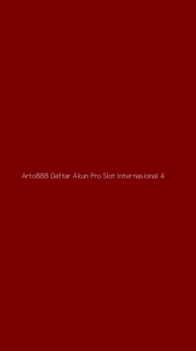 Tampilan Antarmuka Aplikasi Arto888 Daftar Akun Pro Slot Internasional - 4