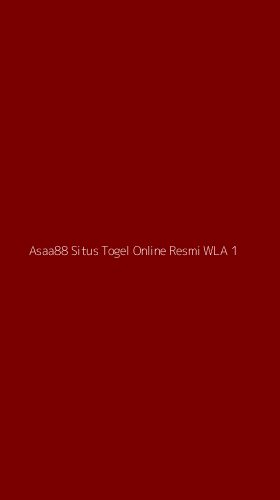 Tampilan Antarmuka Aplikasi Asaa88 Situs Togel Online Resmi Wla - 1