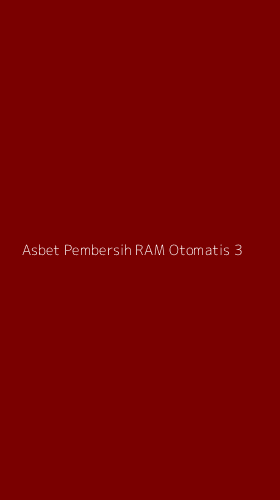 Tampilan Antarmuka Aplikasi Asbet Pembersih Ram Otomatis - 3