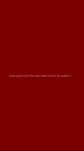Tampilan Antarmuka Aplikasi Aseanqq Portal Informasi Game Online Terupdate - 1