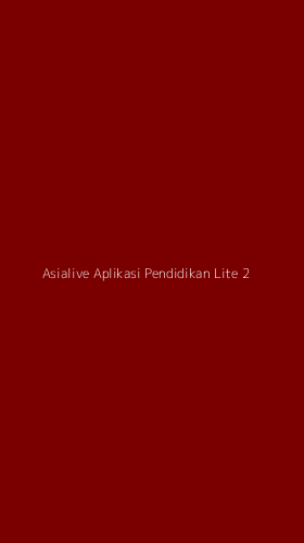 Tampilan Antarmuka Aplikasi Asialive Aplikasi Pendidikan Lite - 2