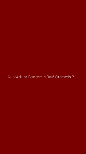 Tampilan Antarmuka Aplikasi Asian4dslot Pembersih Ram Otomatis - 2