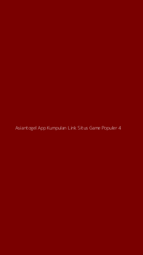 Tampilan Antarmuka Aplikasi Asiantogel App Kumpulan Link Situs Game Populer - 4