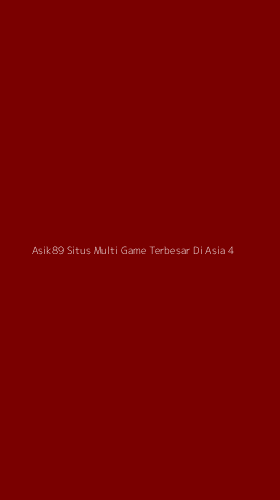 Tampilan Antarmuka Aplikasi Asik89 Situs Multi Game Terbesar Di Asia - 4