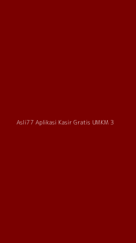 Tampilan Antarmuka Aplikasi Asli77 Aplikasi Kasir Gratis Umkm - 3