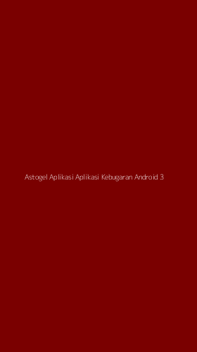 Tampilan Antarmuka Aplikasi Astogel Aplikasi Aplikasi Kebugaran Android - 3