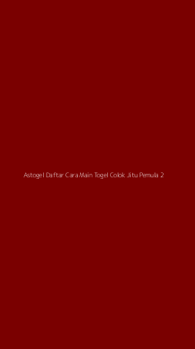 Tampilan Antarmuka Aplikasi Astogel Daftar Cara Main Togel Colok Jitu Pemula - 2