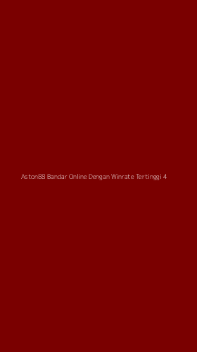 Tampilan Antarmuka Aplikasi Aston88 Bandar Online Dengan Winrate Tertinggi - 4