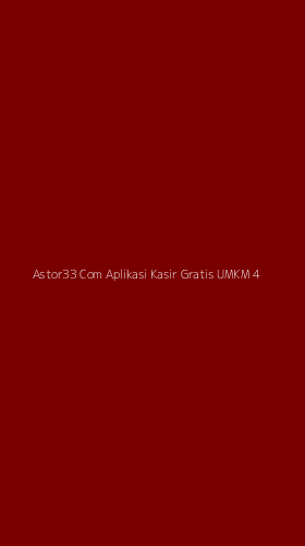 Tampilan Antarmuka Aplikasi Astor33 Com Aplikasi Kasir Gratis Umkm - 4