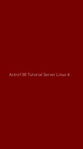 Tampilan Antarmuka Aplikasi Astro138 Tutorial Server Linux - 4