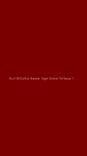 Tampilan Antarmuka Aplikasi Asu138 Daftar Bandar Togel Diskon Terbesar - 1