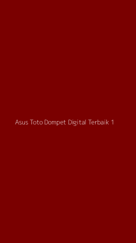 Tampilan Antarmuka Aplikasi Asus Toto Dompet Digital Terbaik - 1