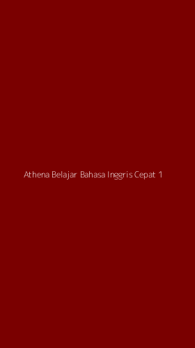 Tampilan Antarmuka Aplikasi Athena Belajar Bahasa Inggris Cepat - 1