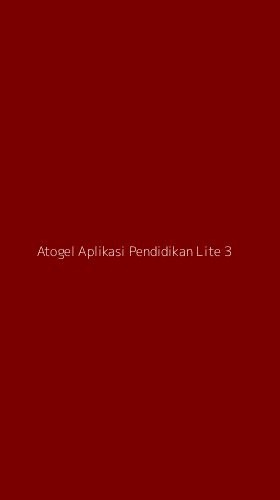 Tampilan Antarmuka Aplikasi Atogel Aplikasi Pendidikan Lite - 3