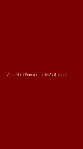 Tampilan Antarmuka Aplikasi Auto Hoki Pembersih Ram Otomatis - 2