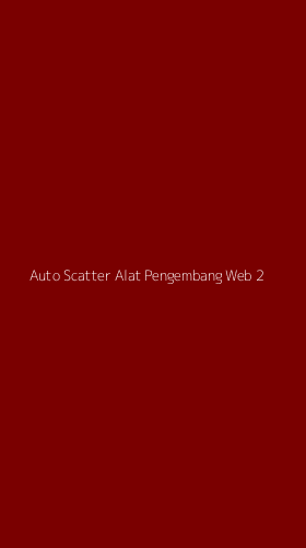 Tampilan Antarmuka Aplikasi Auto Scatter Alat Pengembang Web - 2