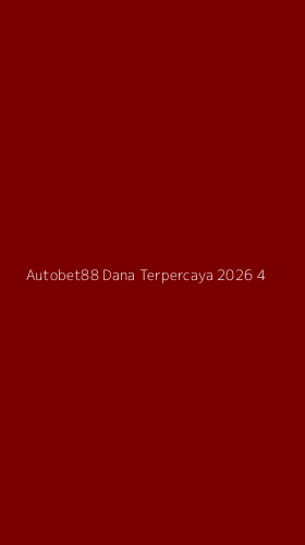 Tampilan Antarmuka Aplikasi Autobet88 Dana Terpercaya 2026 - 4