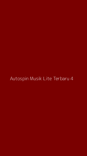 Tampilan Antarmuka Aplikasi Autospin Musik Lite Terbaru - 4