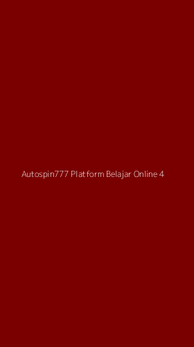 Tampilan Antarmuka Aplikasi Autospin777 Platform Belajar Online - 4