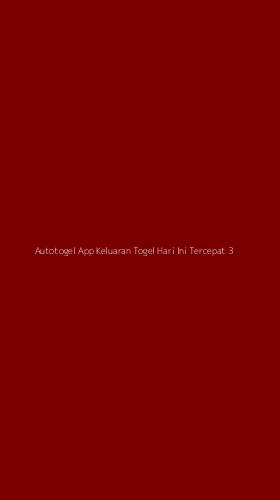 Tampilan Antarmuka Aplikasi Autotogel App Keluaran Togel Hari Ini Tercepat - 3