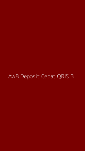 Tampilan Antarmuka Aplikasi Aw8 Deposit Cepat Qris - 3