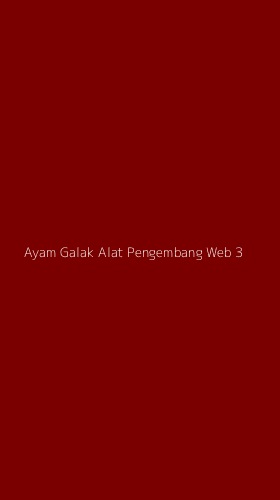 Tampilan Antarmuka Aplikasi Ayam Galak Alat Pengembang Web - 3