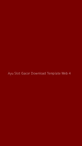 Tampilan Antarmuka Aplikasi Ayu Slot Gacor Download Template Web - 4