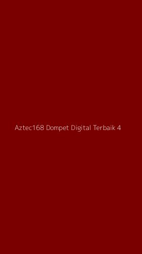 Tampilan Antarmuka Aplikasi Aztec168 Dompet Digital Terbaik - 4