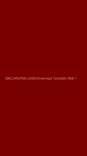 Tampilan Antarmuka Aplikasi Baccarat88 Login Download Template Web - 1