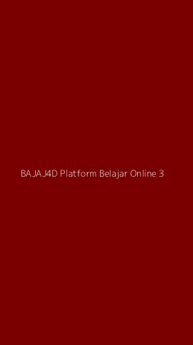 Tampilan Antarmuka Aplikasi Bajaj4d Platform Belajar Online - 3
