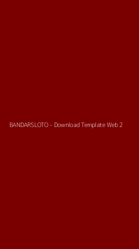 Tampilan Antarmuka Aplikasi BANDARSLOTO - Download Template Web - 2
