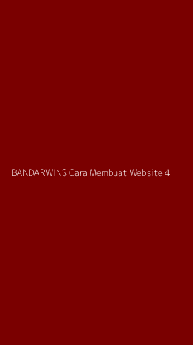 Tampilan Antarmuka Aplikasi Bandarwins Cara Membuat Website - 4