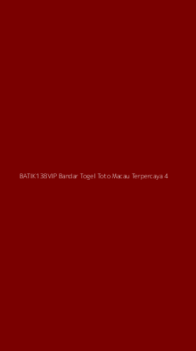 Tampilan Antarmuka Aplikasi Batik138vip Bandar Togel Toto Macau Terpercaya - 4
