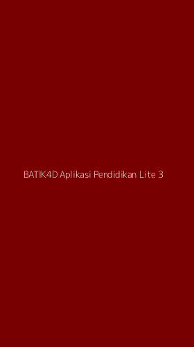 Tampilan Antarmuka Aplikasi Batik4d Aplikasi Pendidikan Lite - 3