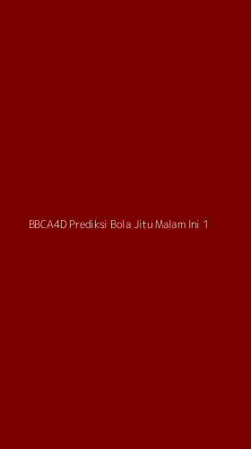 Tampilan Antarmuka Aplikasi Bbca4d Prediksi Bola Jitu Malam Ini - 1