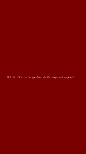 Tampilan Antarmuka Aplikasi Bbfstoto Situs Dengan Metode Pembayaran Lengkap - 1