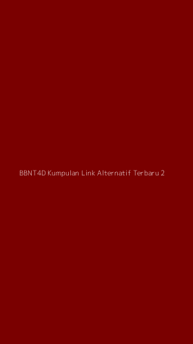 Tampilan Antarmuka Aplikasi Bbnt4d Kumpulan Link Alternatif Terbaru - 2